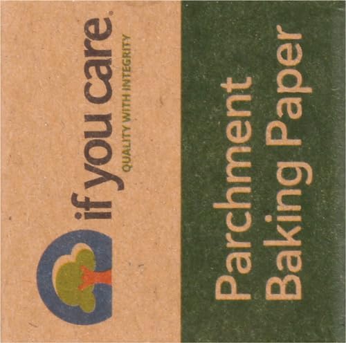 If You Care Parchment Baking Paper, Roll, 70 Sq Ft, Unbleached | Chlorine Free | Greaseproof | Silicone Coated | Pack of 2
