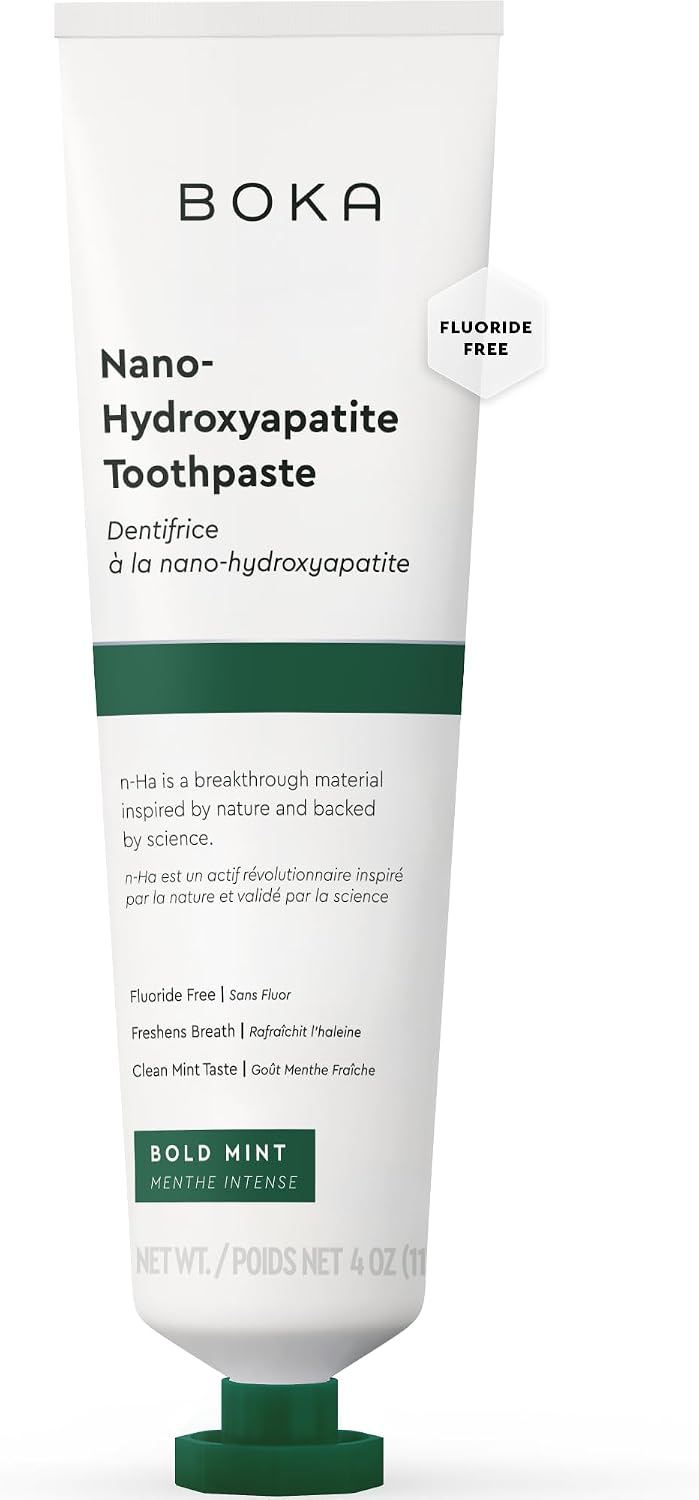 Boka Toothpaste - Nano Hydroxyapatite Toothpaste, Fluoride Free Toothpaste