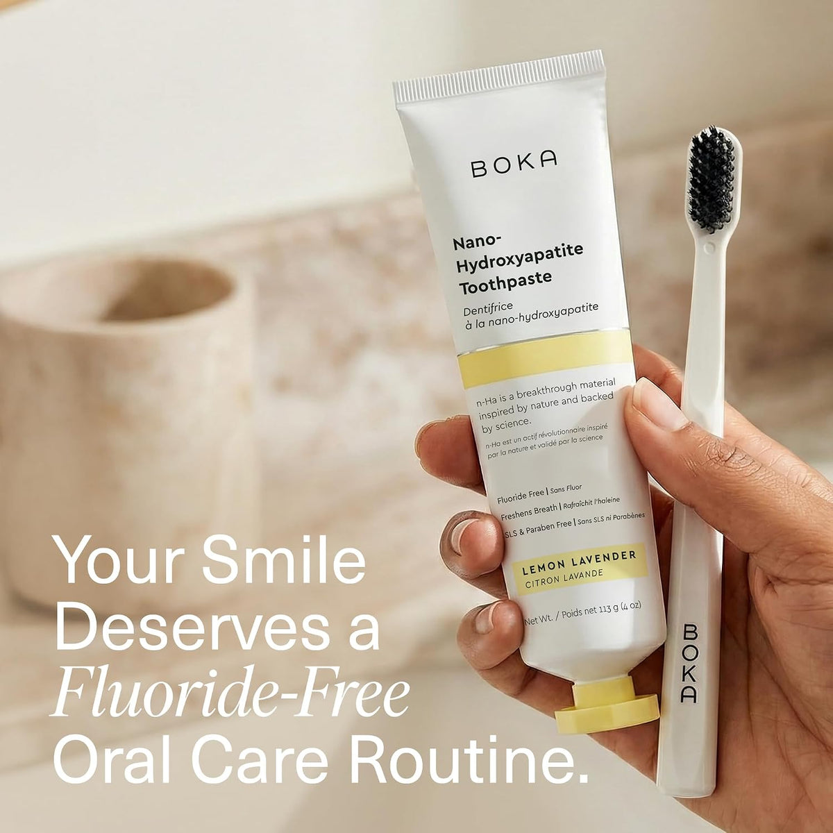Boka Toothpaste - Nano Hydroxyapatite Toothpaste, Fluoride Free Toothpaste
