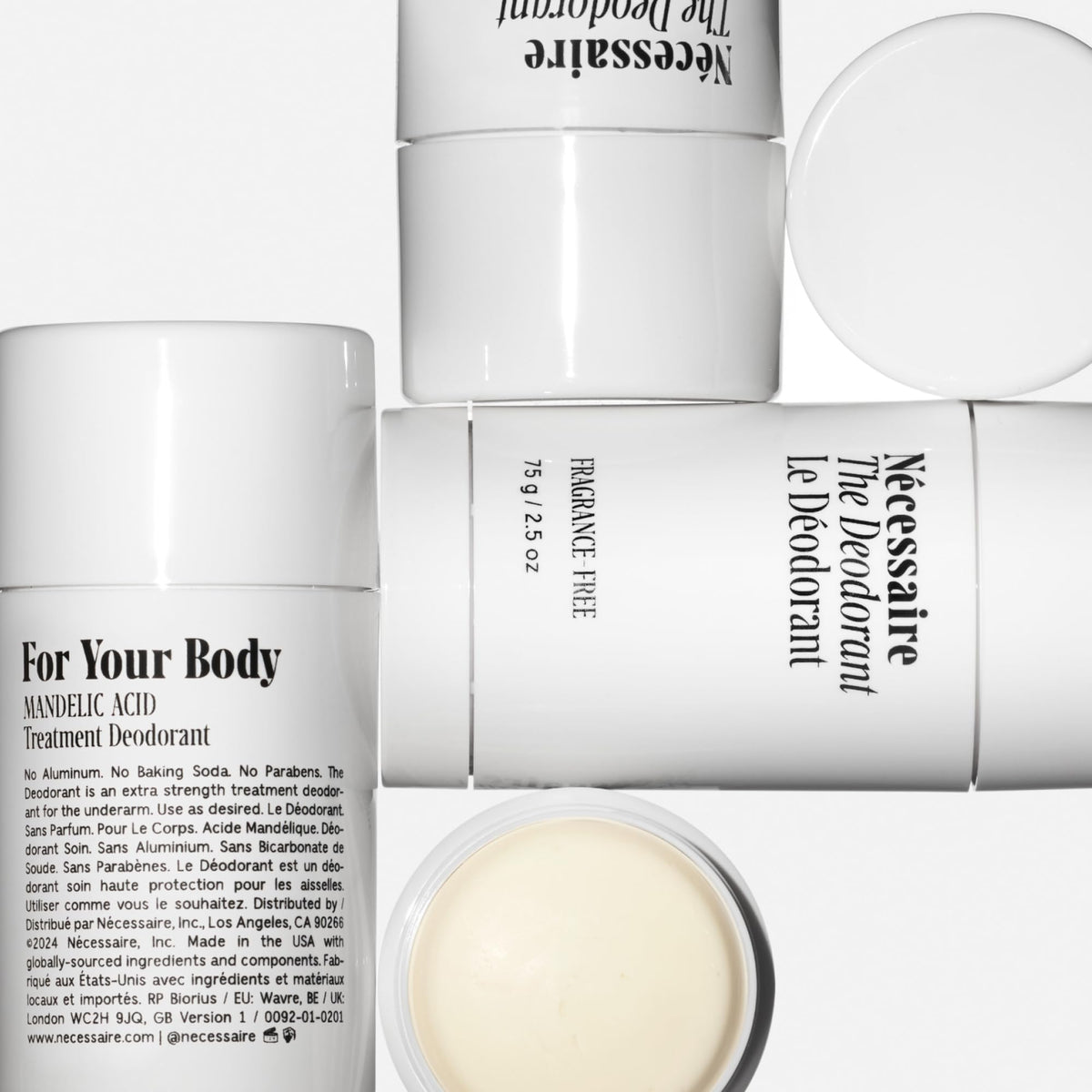 The Deodorant Eucalyptus. Natural Aluminum Free Deodorant Mandelic Acid