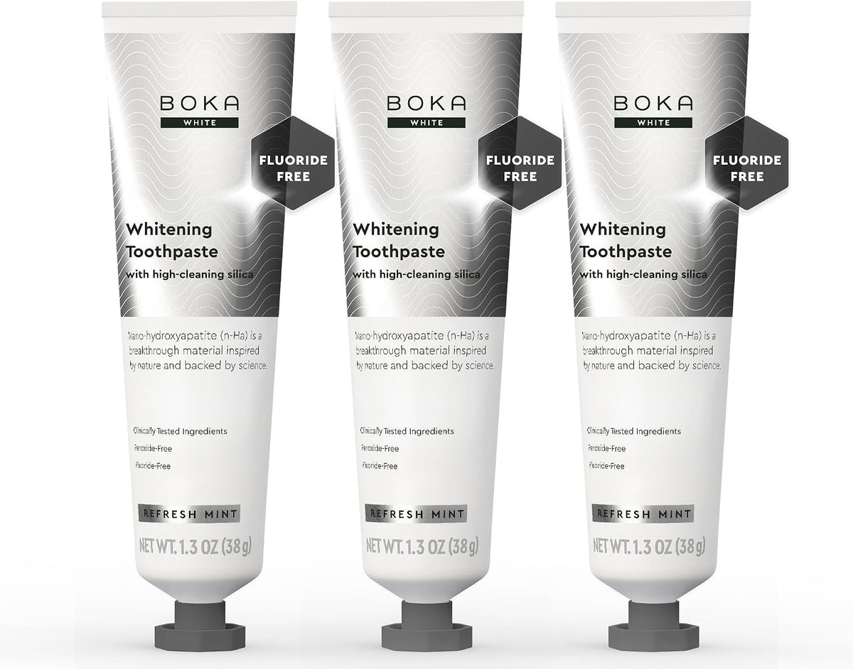 Boka Toothpaste - Nano Hydroxyapatite Toothpaste, Fluoride Free Toothpaste