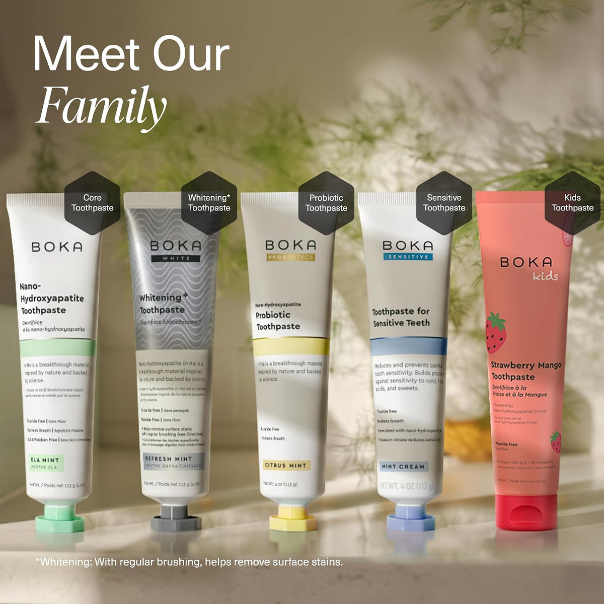 Boka Toothpaste - Nano Hydroxyapatite Toothpaste, Fluoride Free Toothpaste