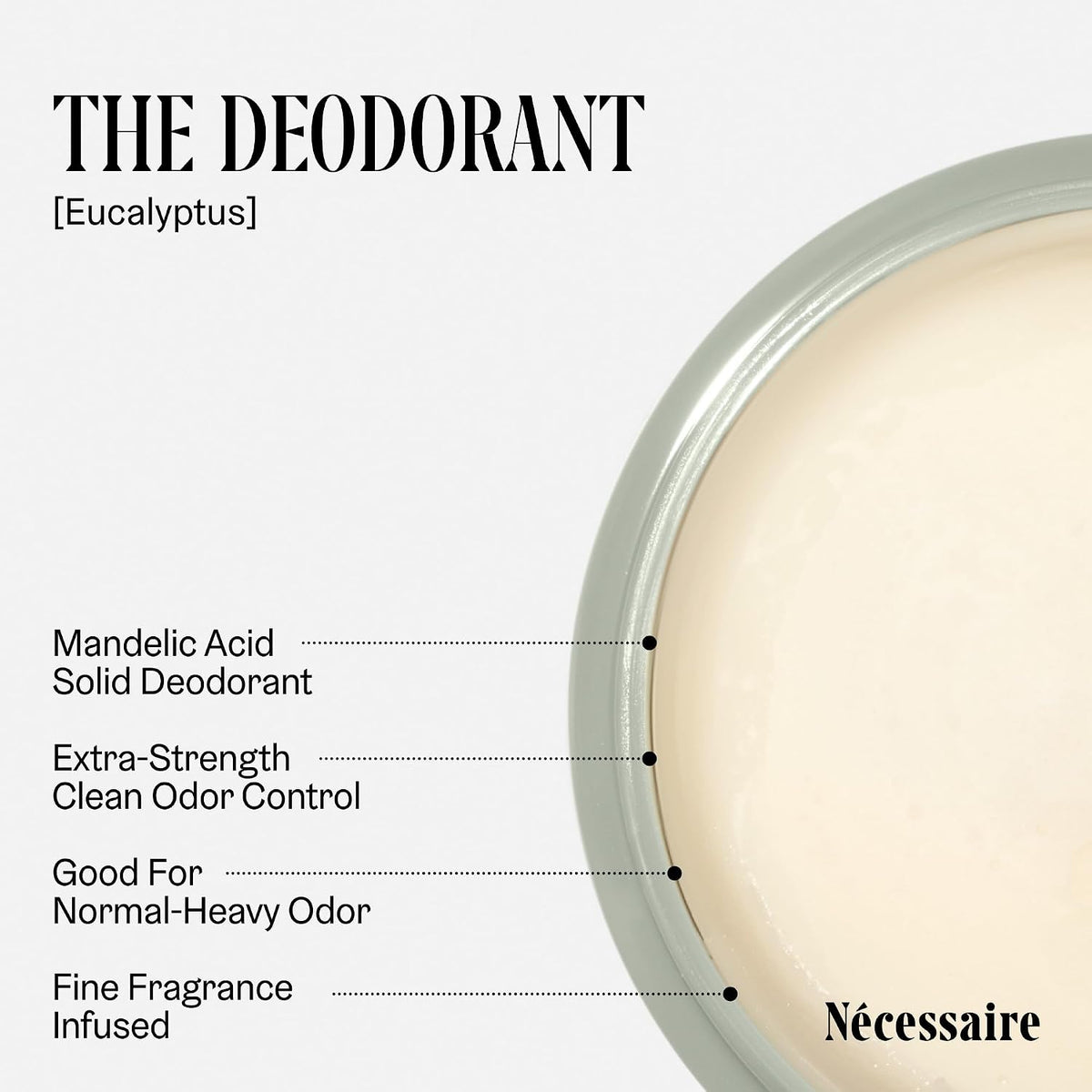The Deodorant Eucalyptus. Natural Aluminum Free Deodorant Mandelic Acid