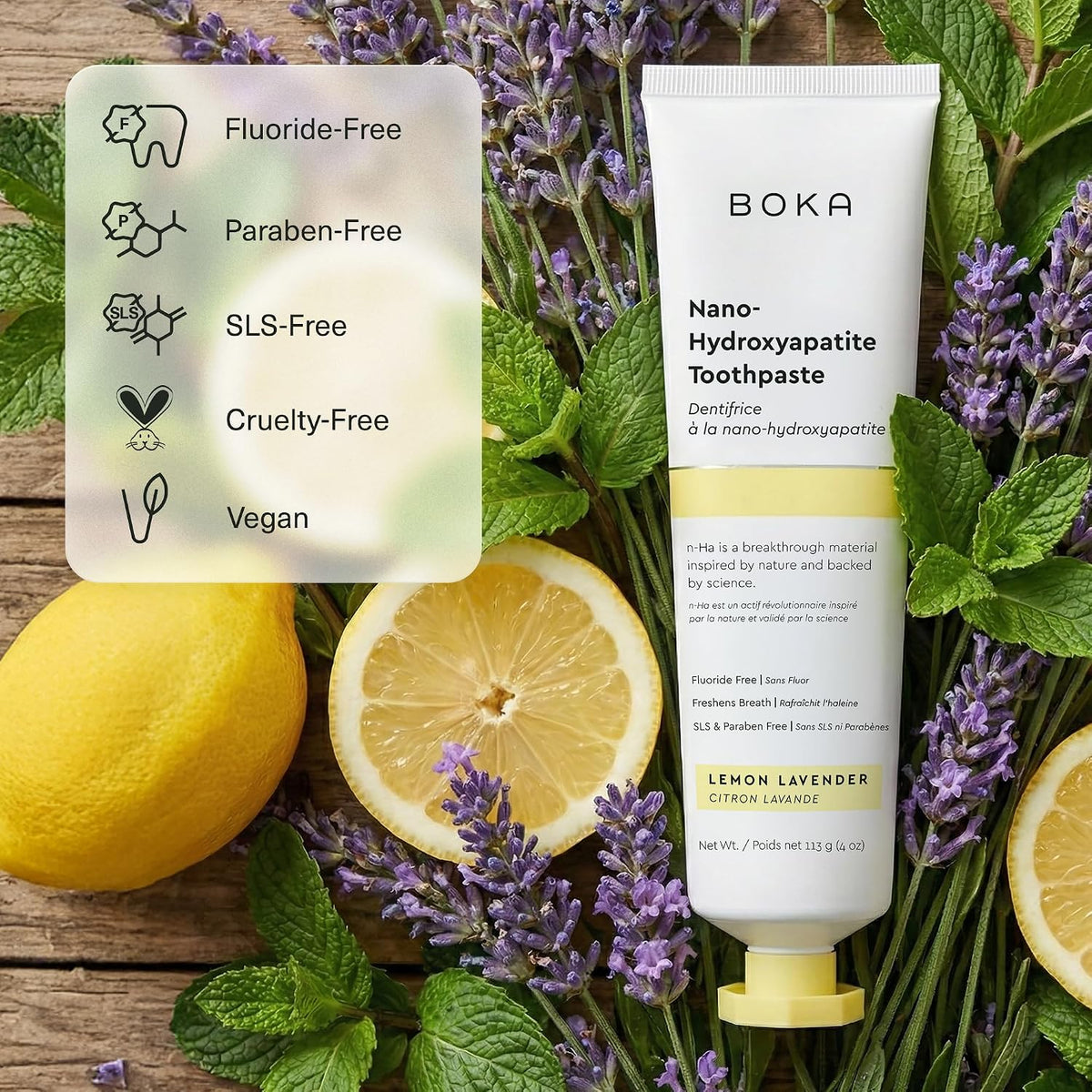 Boka Toothpaste - Nano Hydroxyapatite Toothpaste, Fluoride Free Toothpaste