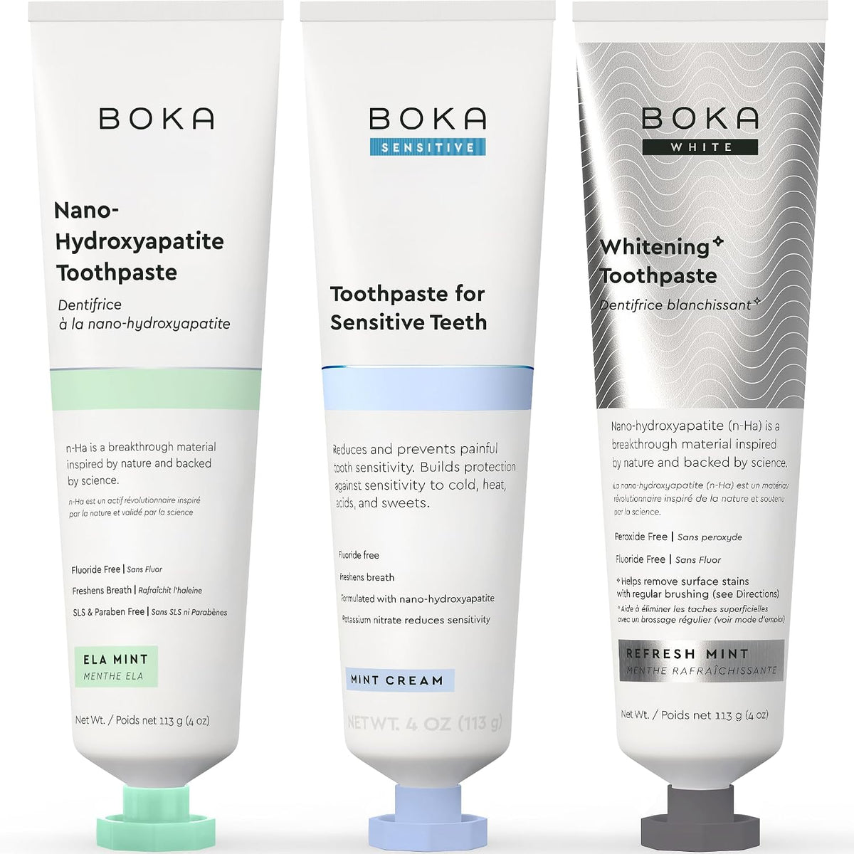 Boka Toothpaste - Nano Hydroxyapatite Toothpaste, Fluoride Free Toothpaste